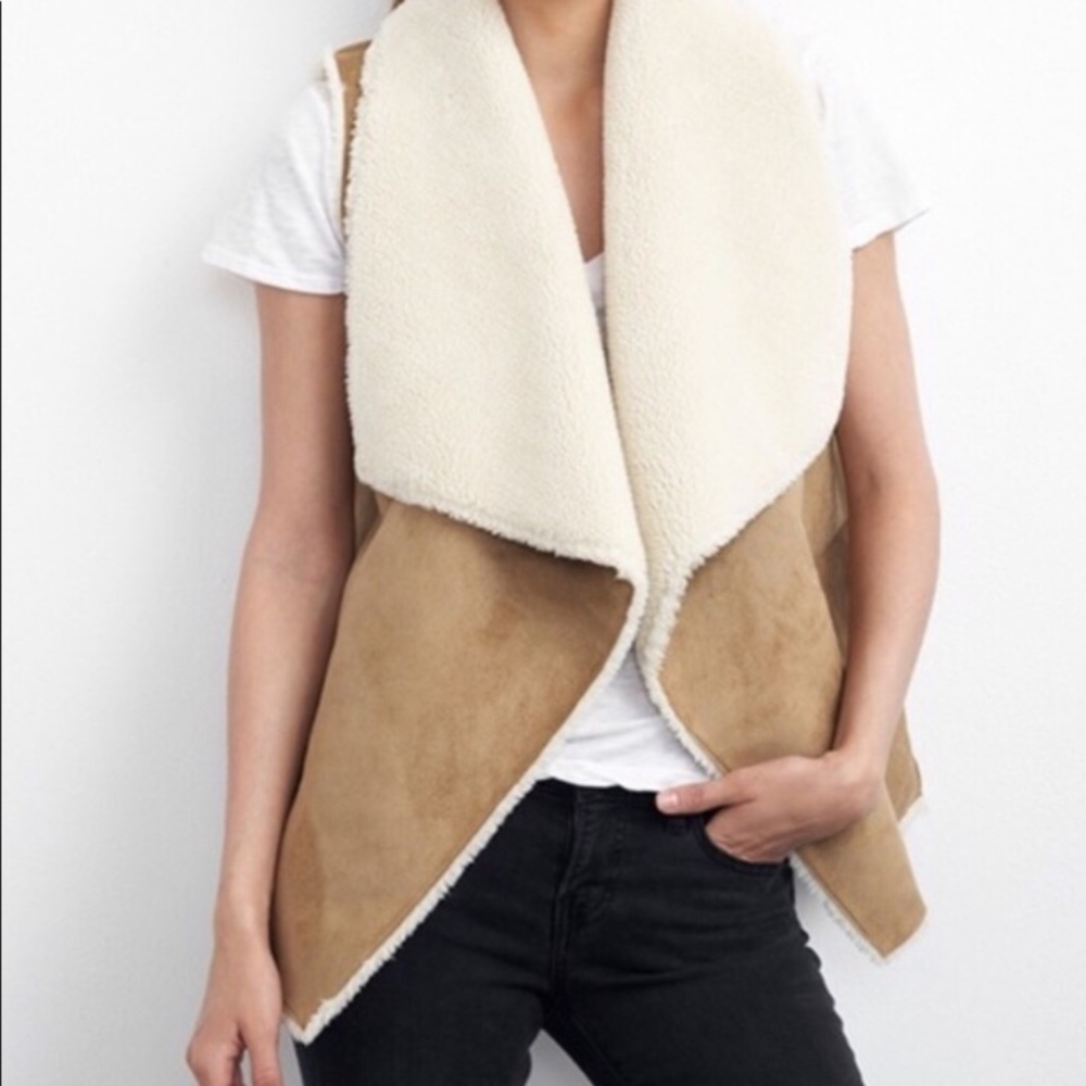 Shearling vest